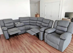 "Roma Recliner – Premium Fabric & Leather Options!"