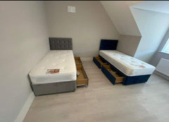 Premium Divan Bed with Mattress | Storage or No Storage